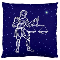 Libra Zodiac Star Standard Flano Cushion Case (two Sides) by Mariart