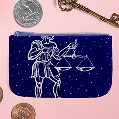 Libra Zodiac Star Large Coin Purse