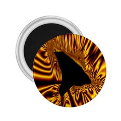 Hole Gold Black Space 2 25  Magnets by Mariart