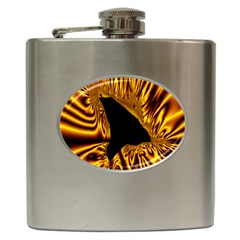 Hole Gold Black Space Hip Flask (6 Oz) by Mariart