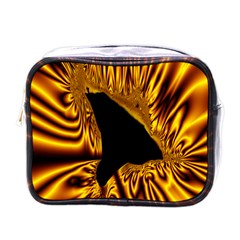 Hole Gold Black Space Mini Toiletries Bags by Mariart