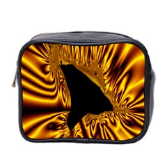 Hole Gold Black Space Mini Toiletries Bag 2-side by Mariart