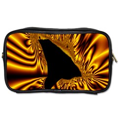 Hole Gold Black Space Toiletries Bags 2-side by Mariart