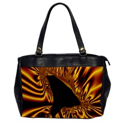 Hole Gold Black Space Office Handbags by Mariart