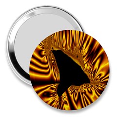 Hole Gold Black Space 3  Handbag Mirrors by Mariart