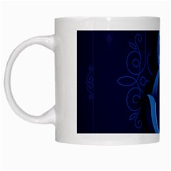 Marquis Love Dope Lettering Blue Red Alphabet E White Mugs by Mariart