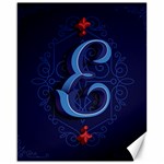 Marquis Love Dope Lettering Blue Red Alphabet E Canvas 16  x 20   15.75 x19.29  Canvas - 1