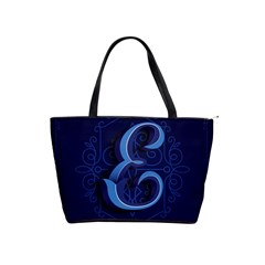 Marquis Love Dope Lettering Blue Red Alphabet E Shoulder Handbags