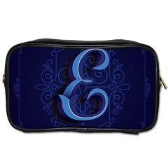 Marquis Love Dope Lettering Blue Red Alphabet E Toiletries Bags by Mariart