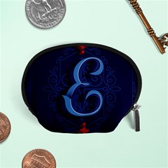 Marquis Love Dope Lettering Blue Red Alphabet E Accessory Pouches (small)  by Mariart