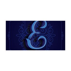 Marquis Love Dope Lettering Blue Red Alphabet E Yoga Headband by Mariart