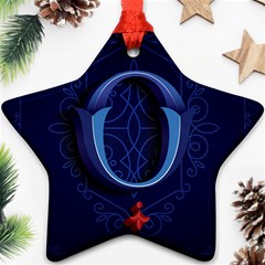 Marquis Love Dope Lettering Blue Red Alphabet O Ornament (star)