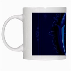 Marquis Love Dope Lettering Blue Red Alphabet O White Mugs by Mariart