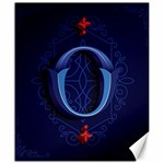 Marquis Love Dope Lettering Blue Red Alphabet O Canvas 20  x 24   19.57 x23.15  Canvas - 1