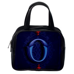 Marquis Love Dope Lettering Blue Red Alphabet O Classic Handbags (one Side) by Mariart