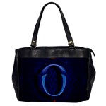 Marquis Love Dope Lettering Blue Red Alphabet O Office Handbags Front