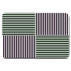 Mccollough Test Image Colour Effec Line Large Doormat  by Mariart