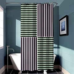 Mccollough Test Image Colour Effec Line Shower Curtain 36  X 72  (stall)  by Mariart