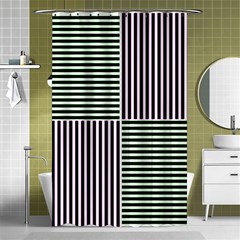 Mccollough Test Image Colour Effec Line Shower Curtain 48  X 72  (small)  by Mariart