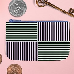 Mccollough Test Image Colour Effec Line Large Coin Purse by Mariart