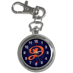 Marquis Love Dope Lettering Blue Red Orange Alphabet P Key Chain Watches by Mariart