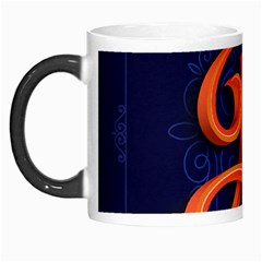 Marquis Love Dope Lettering Blue Red Orange Alphabet P Morph Mugs by Mariart