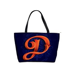 Marquis Love Dope Lettering Blue Red Orange Alphabet P Shoulder Handbags by Mariart