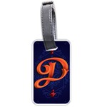 Marquis Love Dope Lettering Blue Red Orange Alphabet P Luggage Tags (One Side)  Front