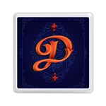 Marquis Love Dope Lettering Blue Red Orange Alphabet P Memory Card Reader (Square)  Front