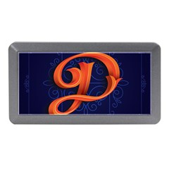 Marquis Love Dope Lettering Blue Red Orange Alphabet P Memory Card Reader (mini) by Mariart