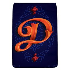 Marquis Love Dope Lettering Blue Red Orange Alphabet P Flap Covers (s)  by Mariart