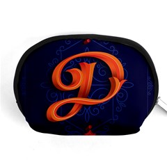 Marquis Love Dope Lettering Blue Red Orange Alphabet P Accessory Pouches (medium)  by Mariart