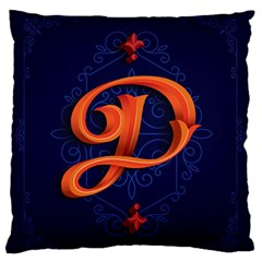 Marquis Love Dope Lettering Blue Red Orange Alphabet P Standard Flano Cushion Case (one Side) by Mariart