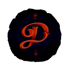 Marquis Love Dope Lettering Blue Red Orange Alphabet P Standard 15  Premium Flano Round Cushions by Mariart