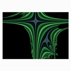 Line Light Star Green Black Space Large Glasses Cloth by Mariart