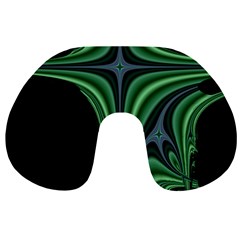 Line Light Star Green Black Space Travel Neck Pillows by Mariart