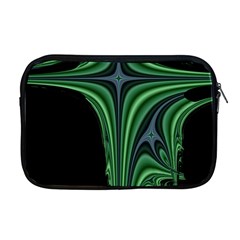 Line Light Star Green Black Space Apple Macbook Pro 17  Zipper Case by Mariart