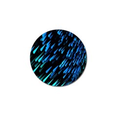 Meteor Rain Water Blue Sky Black Green Golf Ball Marker (10 Pack) by Mariart