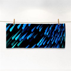 Meteor Rain Water Blue Sky Black Green Cosmetic Storage Cases by Mariart