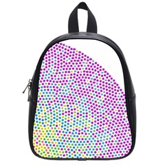 Japanese Name Circle Purple Yellow Green Red Blue Color Rainbow School Bags (small)  by Mariart