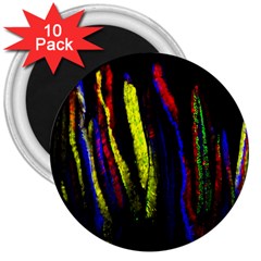 Multicolor Lineage Tracing Confetti Elegantly Illustrates Strength Combining Molecular Genetics Micr 3  Magnets (10 Pack)  by Mariart