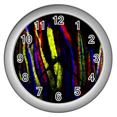 Multicolor Lineage Tracing Confetti Elegantly Illustrates Strength Combining Molecular Genetics Micr Wall Clocks (silver)  by Mariart