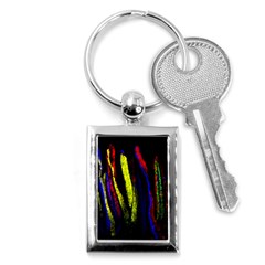 Multicolor Lineage Tracing Confetti Elegantly Illustrates Strength Combining Molecular Genetics Micr Key Chains (rectangle)  by Mariart