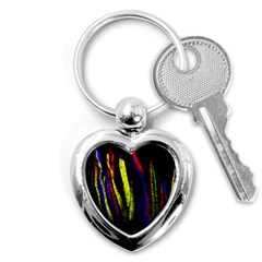 Multicolor Lineage Tracing Confetti Elegantly Illustrates Strength Combining Molecular Genetics Micr Key Chains (heart)  by Mariart