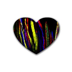 Multicolor Lineage Tracing Confetti Elegantly Illustrates Strength Combining Molecular Genetics Micr Heart Coaster (4 Pack)  by Mariart