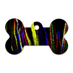 Multicolor Lineage Tracing Confetti Elegantly Illustrates Strength Combining Molecular Genetics Micr Dog Tag Bone (one Side) by Mariart