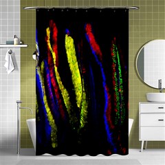 Multicolor Lineage Tracing Confetti Elegantly Illustrates Strength Combining Molecular Genetics Micr Shower Curtain 48  X 72  (small)  by Mariart