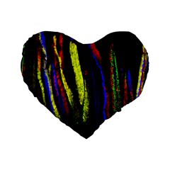 Multicolor Lineage Tracing Confetti Elegantly Illustrates Strength Combining Molecular Genetics Micr Standard 16  Premium Flano Heart Shape Cushions by Mariart