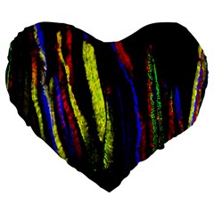 Multicolor Lineage Tracing Confetti Elegantly Illustrates Strength Combining Molecular Genetics Micr Large 19  Premium Flano Heart Shape Cushions by Mariart