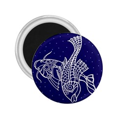 Pisces Zodiac Star 2 25  Magnets